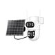 IP974S GSM 4G AOV video nadzorna kamera, PTZ, dvojni objektiv 2MP + 2MP, 8W sončna celica, 7800mAh blok baterija