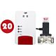 Škatla z 20-delnim kompletom PNI Safe House Dual Gas 250