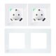 PNI SmartHome WP202 WiFi SmartHome WP202 WiFi Komplet dveh vtičnic z okvirjem fl za vgradnjo podometno montažo internetni nadzor