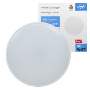 LED stropna svetilka PNI D-Light CL2436T Wi-Fi, Tuya, RGB