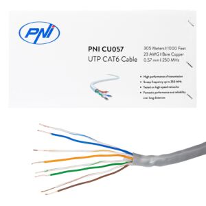 Kabel UTP CAT6 PNI CU057 iz bakra 0,57 mm