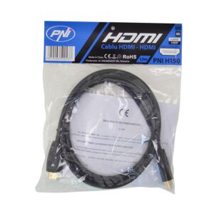 HDMI PNI H150 hitri 1.4V kabel, vtič, Ethernet, pozlačen, 1,5 m