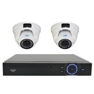 Komplet za video nadzor PNI House - NVR 16CH 1080P in 2 PNI IP2DOME 1080P Varifocal kamere