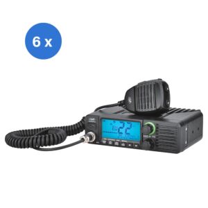 6-delni CB PNI Escort HP 40 Multistandard Radio Station Box, 4W, AM, FM, 12-24V, ASQ, RF Gain