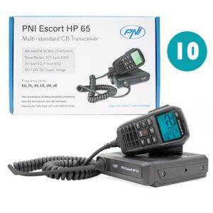 Škatla z 10 kosi CB radijske postaje PNI Escort HP 65