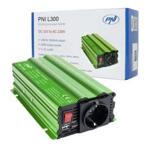 Pretvornik napetosti PNI L300 12V napajanje 230V izhod 300W