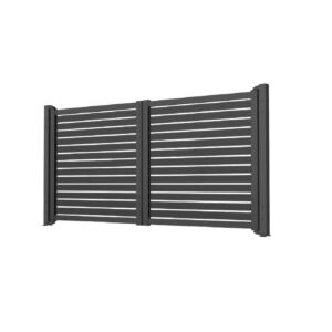 PNI MAB3000S aluminijasta nihajna vrata z dvema ploščama višine 1,5 m in 1,7 m