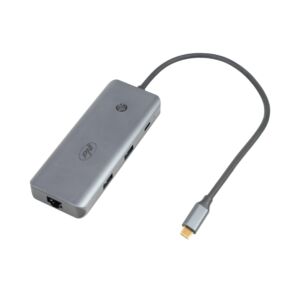 Večportni adapter PNI MP15S USB-C na HDMI, 2 x USB 3.0, SD/TF, RJ45, USB-C PD