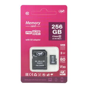 MicroSD pomnilniška kartica PNI 256GB