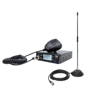 Paket radijske postaje CB PNI Escort HP 9700 USB in antena CB PNI Extra 40 z magnetno podlago