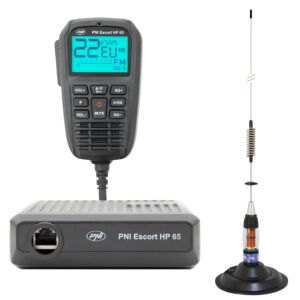 Paket CB radijske postaje PNI Escort HP 65 ASQ in CB antene PNI ML70 z magnetom