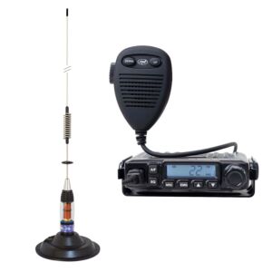 Paket CB radijske postaje PNI Escort HP 6500 PRO, ASQ, VOX, NRC s CB anteno PNI ML70 z magnetom