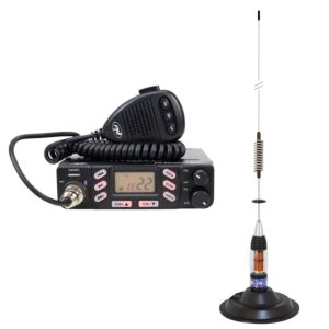 Komplet CB radijske postaje PNI Escort HP 6800 ASQ, 12/24 V s CB anteno PNI ML70 z magnetom