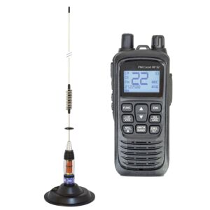 Prenosni komplet CB radijske postaje PNI Escort HP 92 multi standard 4W, 12-24V AM-FM s CB anteno PNI ML70 z magnetom