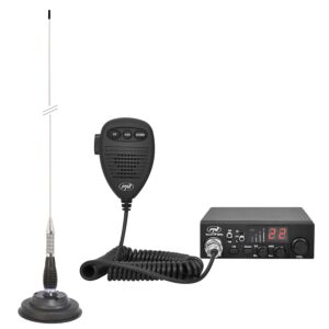 CB PNI ESCORT HP 8000L ASQ Radio Station Kit + CB PNI ML100 Antena