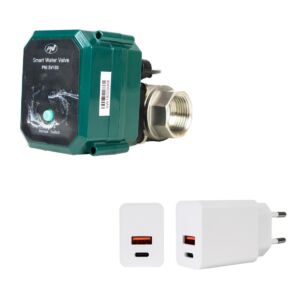 Paket Inteligentni vodni ventil PNI SV180 in napajalnik PNI CHG300