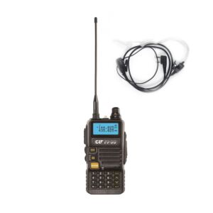 Paket Prenosna VHF/UHF radijska postaja CRT FP00 z dvojnim pasom in slušalke PNI HS84
