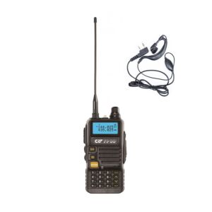Paket Prenosna VHF/UHF radijska postaja CRT FP00 z dvojnim pasom in slušalke PNI HS82