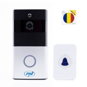 Paket pametnega video domofona PNI SafeHome PT710B WiFi HD, P2P in lepljiva zastavica
