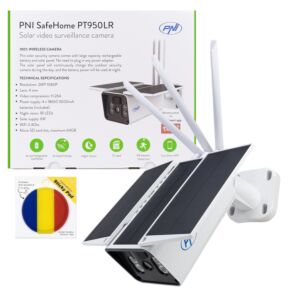PNI SafeHome PT950LR paket 1080P 2MP video nadzorne kamere in darilo Sticky Pad Flag