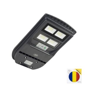 Priložen je paket PNI SL210 100W ulične svetilke z vgrajenim sončnim panelom 10W in lepljivo ploščico