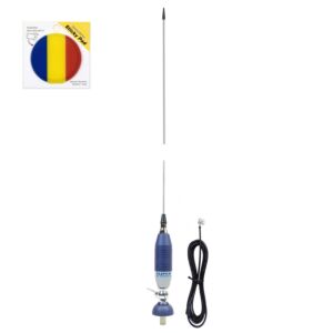 Sirio SUPER 9 CB antenski paket z metuljem, dolžine 155 cm in lepljivo zastavico vključeni