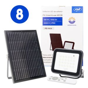 Škatla z 8-delnim LED reflektorjem PNI GreenHouse WS100