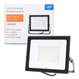 LED reflektor PNI GreenHouse WS130 100 W, napajanje 230 V, 8700 lm, 6500 K, IP65