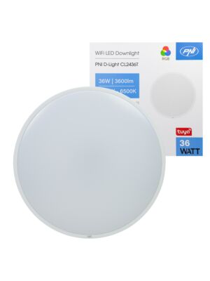 LED stropna svetilka PNI D-Light CL2436T Wi-Fi, Tuya, RGB