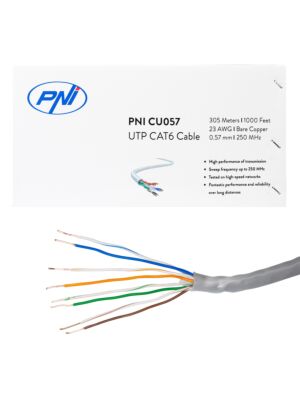 Kabel UTP CAT6 PNI CU057 iz bakra 0,57 mm