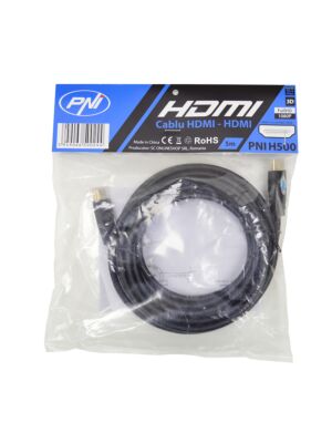 HDMI PNI H500 hitri 1.4V kabel, vtič, Ethernet, pozlačen, 5 m