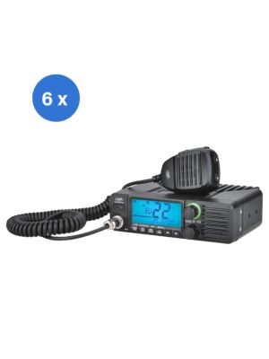 6-delni CB PNI Escort HP 40 Multistandard Radio Station Box, 4W, AM, FM, 12-24V, ASQ, RF Gain
