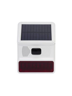 Brezžična zunanja sirena PNI SafeHouse HS009 solarno polnjenje