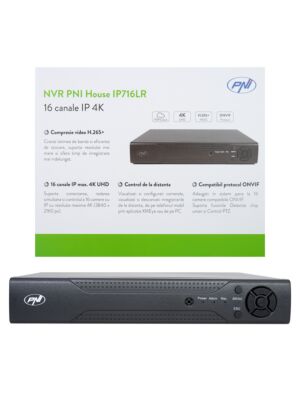 PNR House IP716LR NVR, 16 kanalni IP 4K, H.265