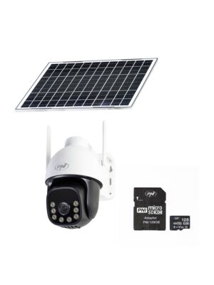 Paket video nadzorne kamere PNI IP74 Live AOV Black Light 4MP in kartica PNI 128 GB