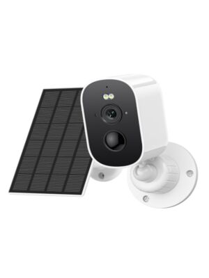 Video nadzorna kamera PNI IP775S 5MP sončna plošča vgrajena baterija vgrajena reža za kartico micro SD nočni vid audi