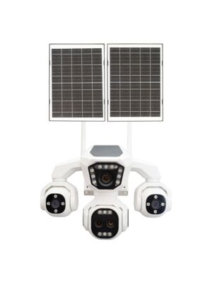 PNI IP85S Live AOV video nadzorna kamera, 4 kamere 2Mpx GSM 4G s sončno celico in baterijo 16000 mAh