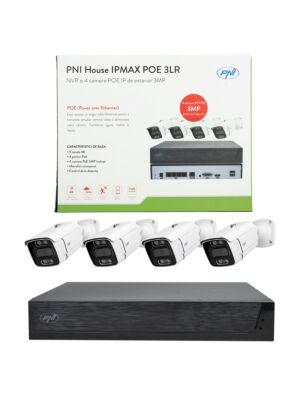 Komplet za video nadzor PNI House IPMAX POE 3LR