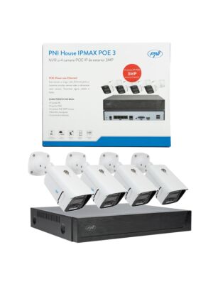 Komplet za video nadzor PNI House IPMAX POE 3