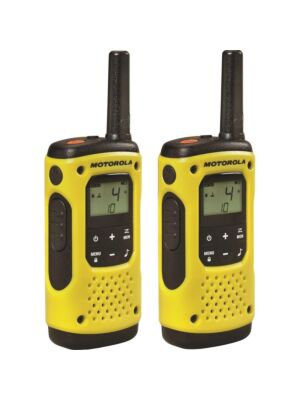 Prenosna PMR radijska postaja Motorola TLKR T92 H2O IP67 set z 2 kosi rumene barve