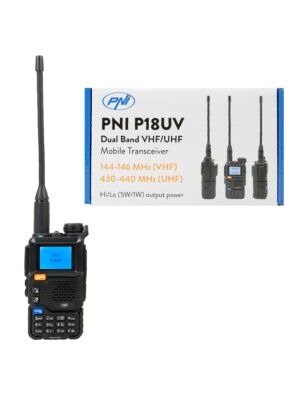 Prenosna VHF/UHF radijska postaja PNI P18UV, dvopasovna