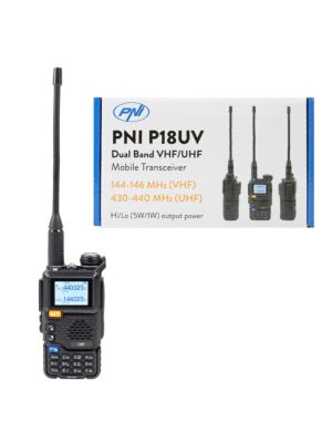 Prenosna VHF/UHF radijska postaja PNI P18UV, dvopasovna