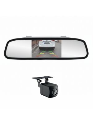 Brezžični parkirni sistem PNI Escort P20 s 4,3-palčnim zaslonom avtomobila v vzvratnem ogledalu in kamero