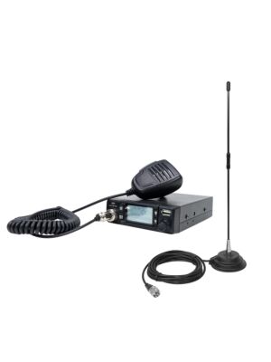 Paket radijske postaje CB PNI Escort HP 9700 USB in antena CB PNI Extra 40 z magnetno podlago