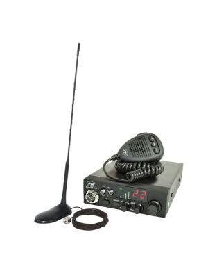 CB PNI ESCORT HP 8024 ASQ 12 / 24V komplet radijskih postaj + CB PNI Extra 45 antena z magnetom