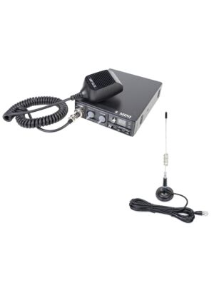 CB CRT S Mini Dual Voltage 12/24V 4W + CB antena PNI ML29