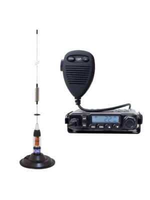 Paket CB radijske postaje PNI Escort HP 6500 PRO, ASQ, VOX, NRC s CB anteno PNI ML70 z magnetom