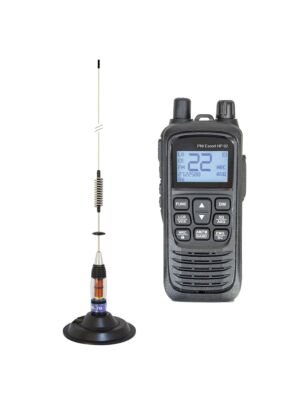 Prenosni komplet CB radijske postaje PNI Escort HP 92 multi standard 4W, 12-24V AM-FM s CB anteno PNI ML70 z magnetom