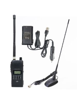 Paket CB PNI Escort HP 72 radijske postaje z napajalnim adapterjem in PNI Extra 48 anteno