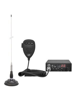 CB PNI ESCORT HP 8000L ASQ Radio Station Kit + CB PNI ML100 Antena